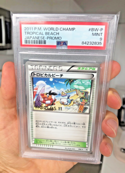 Pokemon 2011 PSA 9 MINT Tropical Beach Japanese World Championships Promo - Image 1