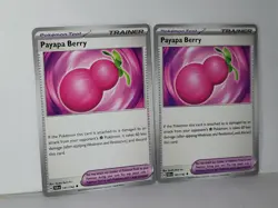 Payapa Berry 141/142 Stellar Crown Pokemon TCG 2x Playset - Image 1