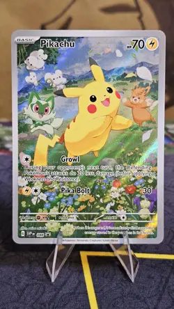 Pokemon TCG Pikachu #088 SVP Black Star Promo Holo Full Art English NM - Image 1