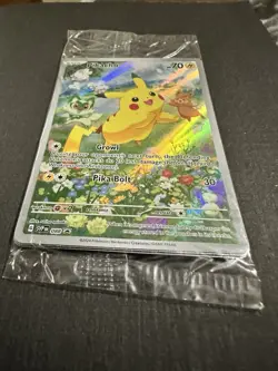 Pokemon TCG Pikachu #088 SVP Black Star Promo Holo Full Art English NM - Image 2
