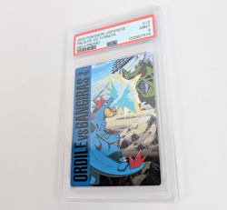 2002 Pokemon Japanese Feraligatr vs Tyranitar Meiji promo PSA 9 Mint RARE - Image 3