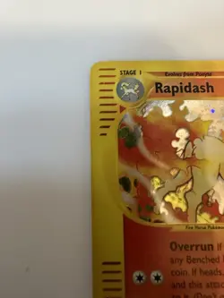 Rapidash Holo Rare 26/165 Expedition Base Set WOTC Vintage Pokemon - Image 3