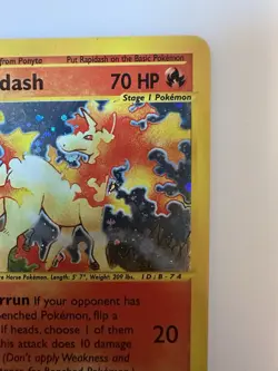 Rapidash Holo Rare 26/165 Expedition Base Set WOTC Vintage Pokemon - Image 4