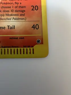 Rapidash Holo Rare 26/165 Expedition Base Set WOTC Vintage Pokemon - Image 5