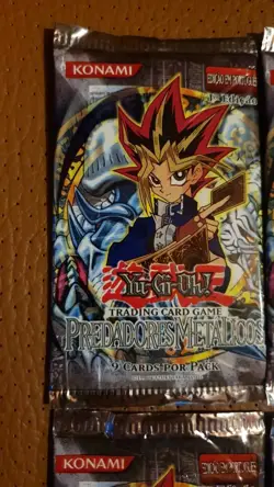 4x YUGIOH Metal Raiders 1st EDITION Booster Packs Portuguese MRD 2002 (SEALED) - Image 3