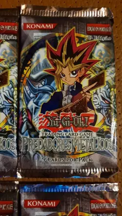 4x YUGIOH Metal Raiders 1st EDITION Booster Packs Portuguese MRD 2002 (SEALED) - Image 4
