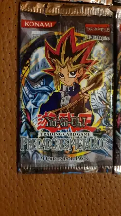 4x YUGIOH Metal Raiders 1st EDITION Booster Packs Portuguese MRD 2002 (SEALED) - Image 5