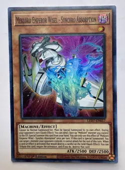 Yugioh Meklord Emperor Wisel - Synchro Absorption LED7-EN017 Super 1st Ed - Image 1
