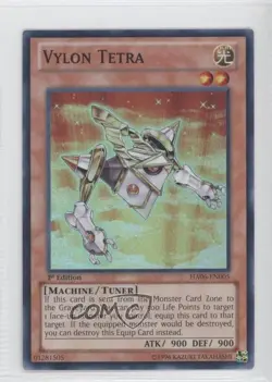 Vylon Tetra 1st Ed. YuGiOh Hidden Arsenal 6: Omega Xyz #HA06-EN005 - Image 1