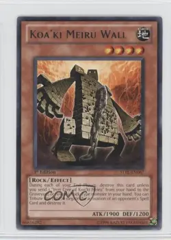 Koa'ki Meiru Wall 1st Ed. YuGiOh Starstrike Blast #STBL-EN087 2010 - Image 1
