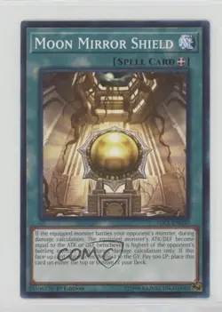 Moon Mirror Shield 1st Ed. YuGiOh Cyberse Link Structure Deck #SDCL-EN030 - Image 1