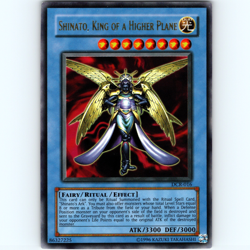 Yugioh Shinato, King of a Higher Plane DCR-016 Unlimited Ultra Rare - LP-NM 💎 - Image 1