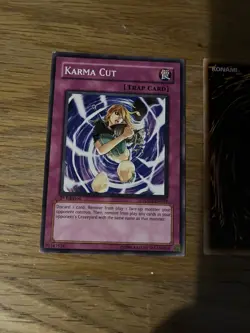 1st Ed Karma Cut SDDE-EN034 Yugioh NM/LP - Image 3