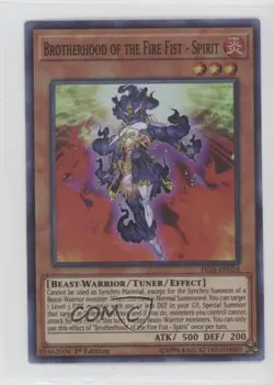 Super Rare - Brotherhood of the Fire Fist Spirit 1st Ed. YuGiOh s Gadgets - Image 1
