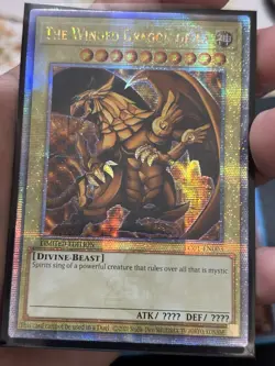 Yugioh Egyptian God Cards Set (LC01-EN001-EN003) Quarter Century Rare NM - Image 3