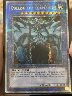 Yugioh Egyptian God Cards Set (LC01-EN001-EN003) Quarter Century Rare NM - Image 4