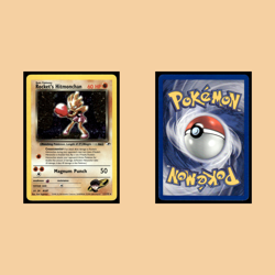 Rockets Hitmonchan #11 2000 Gym - Heroes Basic/Rare Holo Pokemon Card EX - Image 3