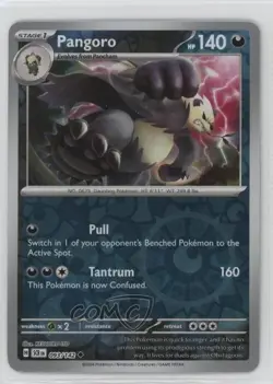 Pangoro Reverse Foil Pokemon SV07: Stellar Crown #093 0d7t - Image 1