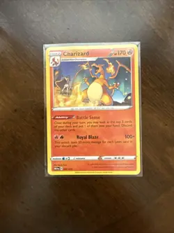 Pokemon Charizard Stage 2 HP170 Card 001/015 In Plastic - Image 1