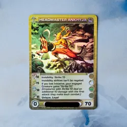 Chaotic HEADMASTER ANKHYJA - Max Energy - Ultra Rare Chaotic Card - Image 1