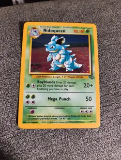 🔥🔥Pokemon TCG Nidoqueen Jungle Holo Card 7/64 Authentic Rare Mint🔥🔥 - Image 1