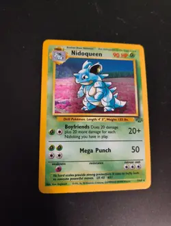 🔥🔥Pokemon TCG Nidoqueen Jungle Holo Card 7/64 Authentic Rare Mint🔥🔥 - Image 3