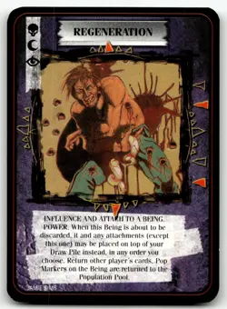 1995 Kult Reality is a Lie! Trading card game - REGENERATION - Image 1