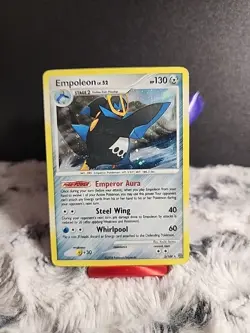 Empoleon Lv. 52 2 /100 Stormfront - Cosmic Holo Pokemon TCG Card - LP - Image 1