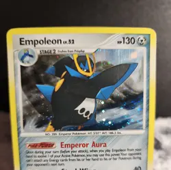 Empoleon Lv. 52 2 /100 Stormfront - Cosmic Holo Pokemon TCG Card - LP - Image 2