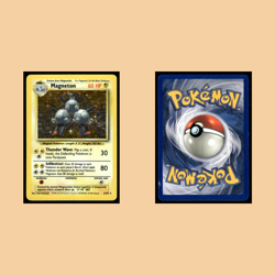 Magneton #9 1999 Classic - Base Set Stage 1/Rare Holo Pokemon Card EX - Image 3