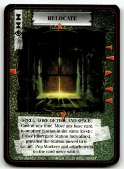 1995 Kult Reality is a Lie! Trading card game - RELOCATE - Image 1