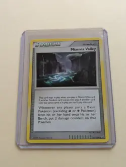 2009 Pokemon Miasma Valley Stadium Card Platinum 111/127 - Image 1