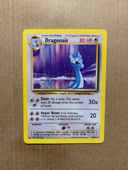 Dragonair 18/102 Base Set - Rare Pokemon Card - EXCELLENT - Image 1