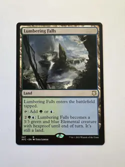 Lumbering Falls - MTG Adventures In The Forgotten Realms: Commander - NM - Image 1