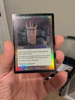Grim Monolith - Foil Played, English Urza's Legacy MTG Magic - Image 3
