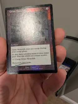 Grim Monolith - Foil Played, English Urza's Legacy MTG Magic - Image 5