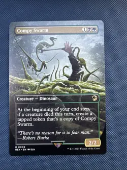 MTG Compy Swarm (Borderless) - Universes Beyond: Jurassic World (REX) NM - Image 1