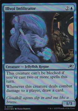 MTG Edge of Eternities - Illvoi Infiltrator - EOE 59 - FOIL - Image 2