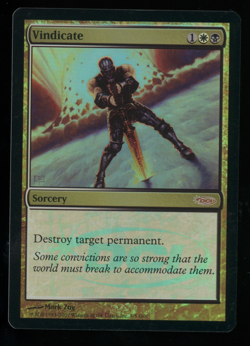 Vindicate (2007) - Foil - MTG Judge Promo - RareCo - Image 1