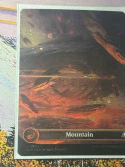 Mountain - Galaxy Foil - Borderless - EOE - MTG - EN - NM - 0370 - Image 3