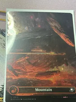 Mountain - Galaxy Foil - Borderless - EOE - MTG - EN - NM - 0370 - Image 4