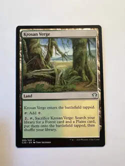 Krosan Verge - MTG Commander 2020 - NM - Image 1