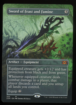 Sword of Feast and Famine - Borderless - MTG Double Masters - RareCo - Image 1