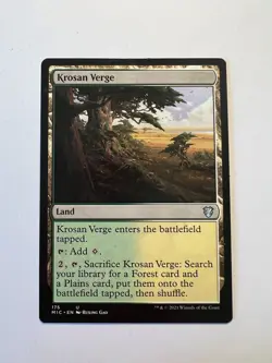 Krosan Verge - MTG Innistrad: Midnight Hunt: Commander - NM - Image 1