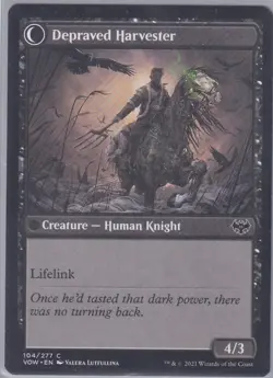 Depraved Harvester MTG Innistrad: Crimson Vow NM Magic - Image 1