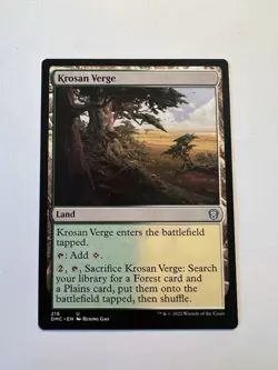 Krosan Verge - MTG Dominaria United: Commander - NM - Image 1