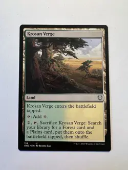 Krosan Verge - MTG Phyrexia: All Will Be One: Commander - NM - Image 1