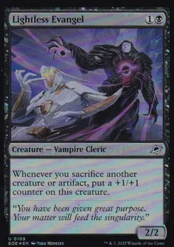 MTG Edge of Eternities - Lightless Evangel - EOE 109 - FOIL - Image 2