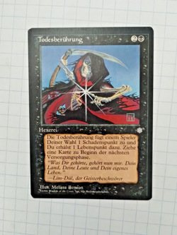 MTG Touch of Death (Todesberuhrung) German Ice Age Regular - Uncirculated - Image 2