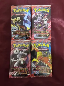 4 x Pokemon TCG Destined Rivals Booster Packs FULL ART SET - Image 1